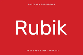 Rubik Spray Paint Font